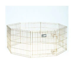 Mid West® MidWest Gold Zinc Exercise Pen With Door(95082)
