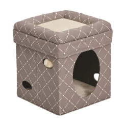 Mid West® Curious Cat Cube - Mushroom Color 16 Inch(94559)