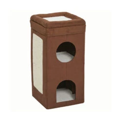 Mid West® Curious Cat Condo Brown Color 15 Inch(94557)