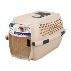 Petmate® Vari Kennel Taupe/Black Color 25-30 Lbs(56234)