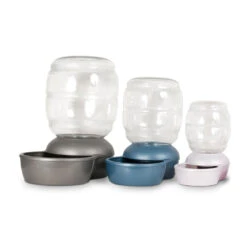 Petmate® Replendish Waterer With Microban Pearl Silver Gray Color 0.5 Gal X-Small(56609)