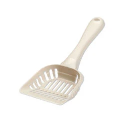 Petmate® Litter Scoop With Microban Bleached Linen Color Jumbo(56915)