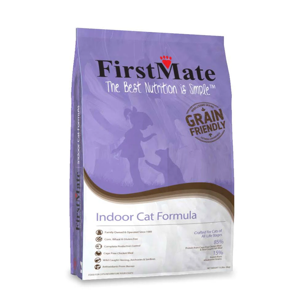 FirstMate™ Grain Friendly Indoor Cat Formula Cat Food 13.2 Lbs(32959) 3 FirstMate™ Grain Friendly Indoor Cat Formula Cat Food 13.2 Lbs(32959)