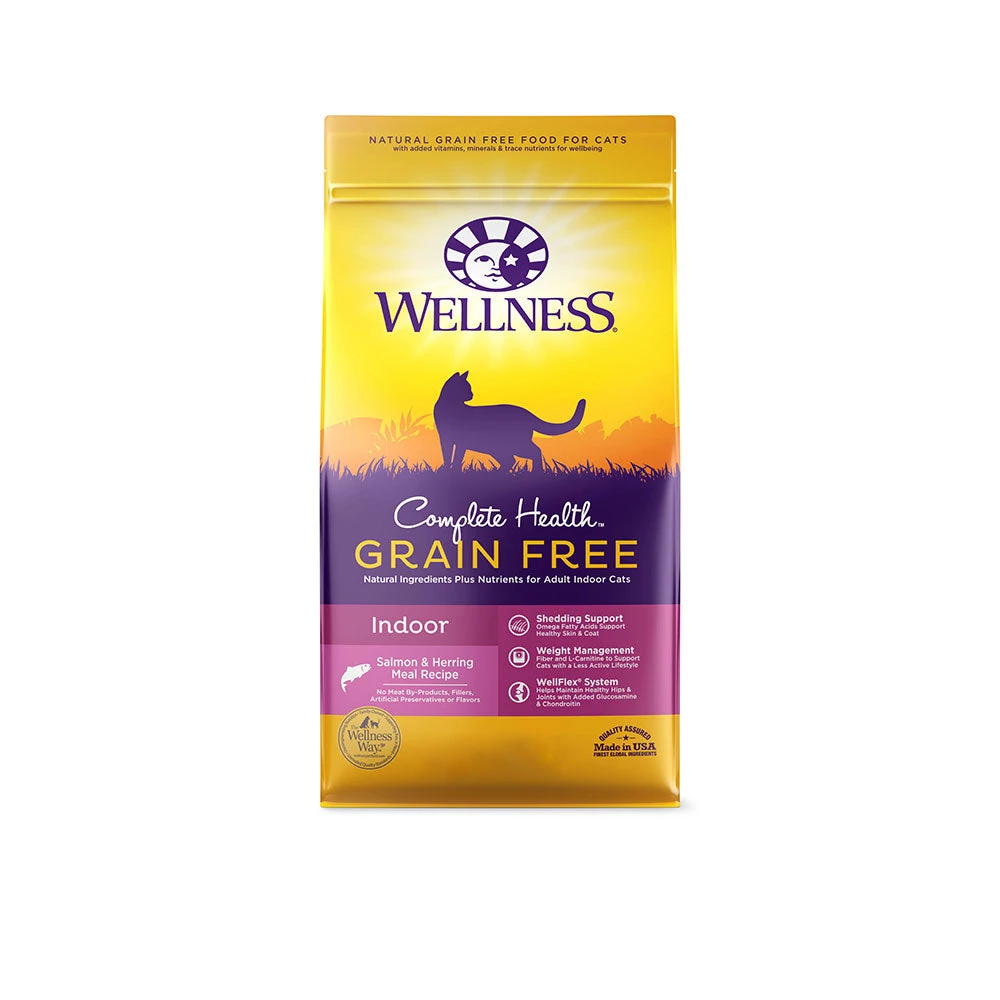 Wellness® Complete Health™ Grain Free Indoor Salmon & Herring Meal Recipe Cat Food 5 Lbs 8 Oz(131197) 3 Wellness® Complete Health™ Grain Free Indoor Salmon & Herring Meal Recipe Cat Food 5 Lbs 8 Oz(131197)