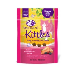 Wellness® Complete Health™ Kittles™ Grain Free Salmon & Cranberries Recipe Crunchy Cat Treats 6 Oz(131125)