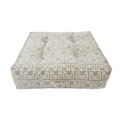 Rover Rest™ Sadie Sleep Square Dog Bed Grey 34 X 34 X 7 Inch(32364)