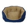Arlee Pet Products OrthoLux™ Hudson Ortho Cozy Dog Bed Navy 21 X 17 X 7.5 Inch(135282)
