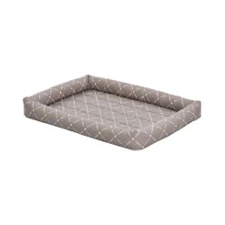 QuietTime® Couture Mushroom Ashton Bolster Bed For Pet 30 Inch(94810)