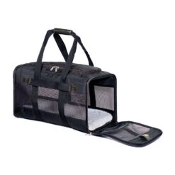 Sherpa™ Original Deluxe™ Soft Carrier Bag For Dog Medium 17 X 11 X 10.5 Inch Black Color(115136)