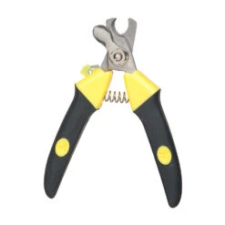 JW® Gripsoft® Deluxe Nail Clipper Gray/Yellow Color Large(82185)