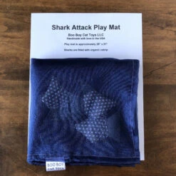 Shark Attack Cat Play Mat | Handmade Organic Catnip Cat Play Mat | FREE SHIPPING(Shark Attack Cat Play Mat Handmade Organic Catnip Cat Play Mat Free Shipping) -Pet Supplies Shop 64fmEMCbQ4