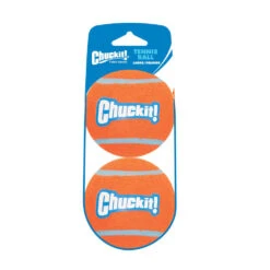 Chuckit!® Tennis Ball Dog Toys Orange/Blue Color 2 Pack Large(54041)
