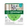 Advantage® II Flea Treatment For Kitten 2 Dose(43882) -Pet Supplies Shop 724089114167