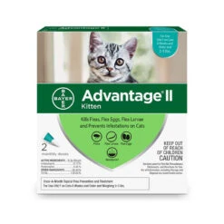 Advantage® II Flea Treatment For Kitten 2 Dose(43882)