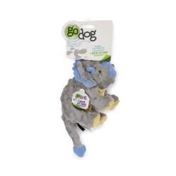 GoDog® Frills The Triceratops Dino Dog Toys Large Gray(115250)