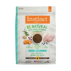 Instinct® Be Natural™ Real Chicken & Brown Rice Recipe Freeze Dried Puppy Food 24 Lbs(135753)