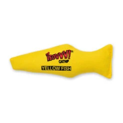 Ducky World Yeowww!® Fish Catnip Toys Yellow Color 7 Inch(58877)