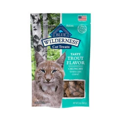 Blue Buffalo® Wilderness™ Trout Flavor Grain Free Crunchy Cat Treats 2 Oz(47277)