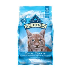 Blue Buffalo® Wilderness™ Grain Free Denali Dinner® With Wild Salmon, Venison & Halibut Adult Cat Food 4 Lbs(47360)