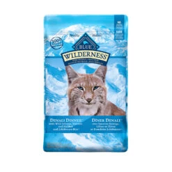Blue Buffalo® Wilderness® Denali Dinner® With Wild Salmon, Venison & Halibut Grain Free Cat Food 10 Lbs(135308)