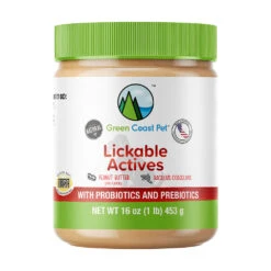 Green Coast Pet™ Lickable Actives™ Peanut Butter Flavor Prebiotics & Probiotics Dog Supplement 16 Oz(135042)