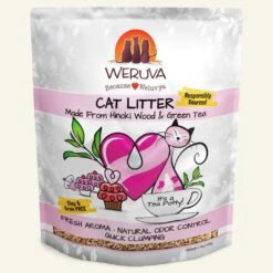 Weruva It's A Tea Potty! With Hinoki Wood & Green Tea Grain Free Cat Litter 11.7 Lbs(132517)