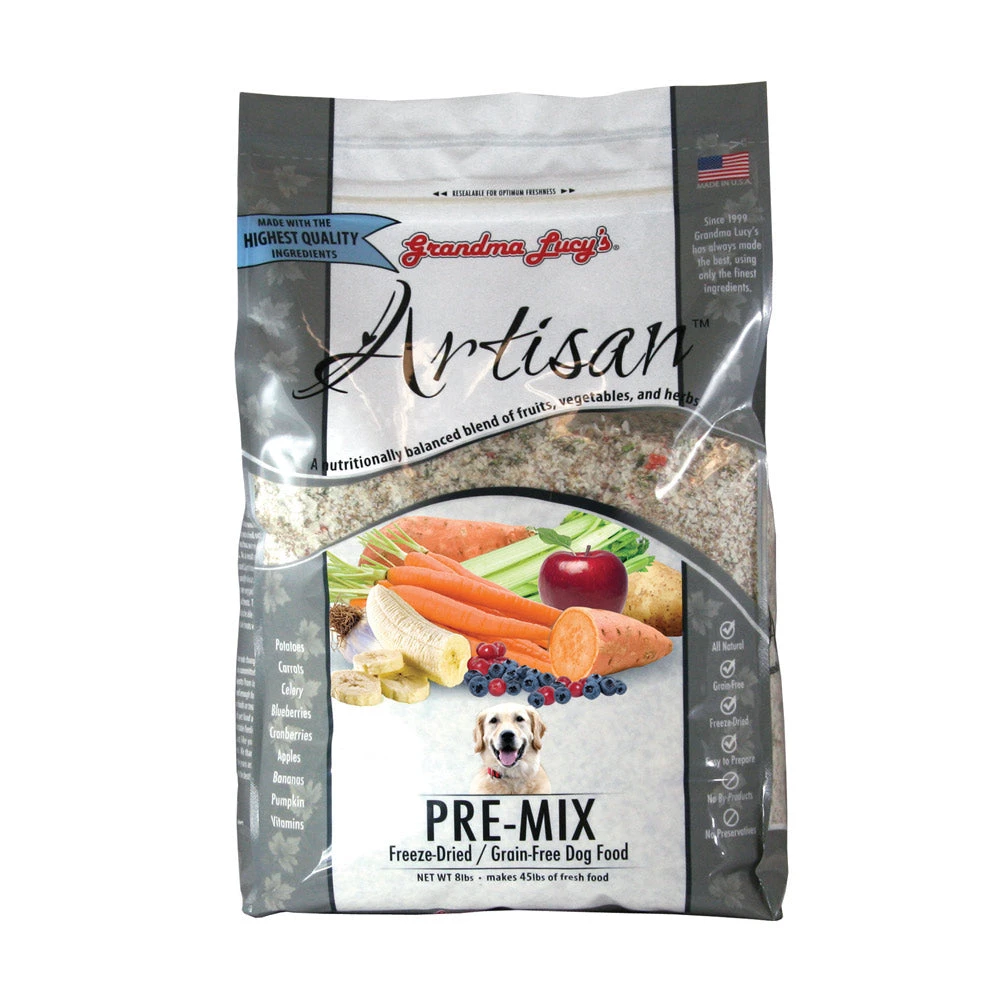 Grandma Lucy’s® Artisan™ Freeze Dried Grain Free Pre-Mix Recipe Dog Food 8 Lbs(69960) 3 Grandma Lucy’s® Artisan™ Freeze Dried Grain Free Pre-Mix Recipe Dog Food 8 Lbs(69960)