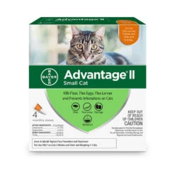 Advantage® II Flea Treatment For Small Cat 4 Dose(43817)
