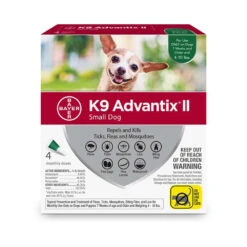 K9 Advantix® II Flea & Tick Treatment For Small Dog 4 Dose(43829)